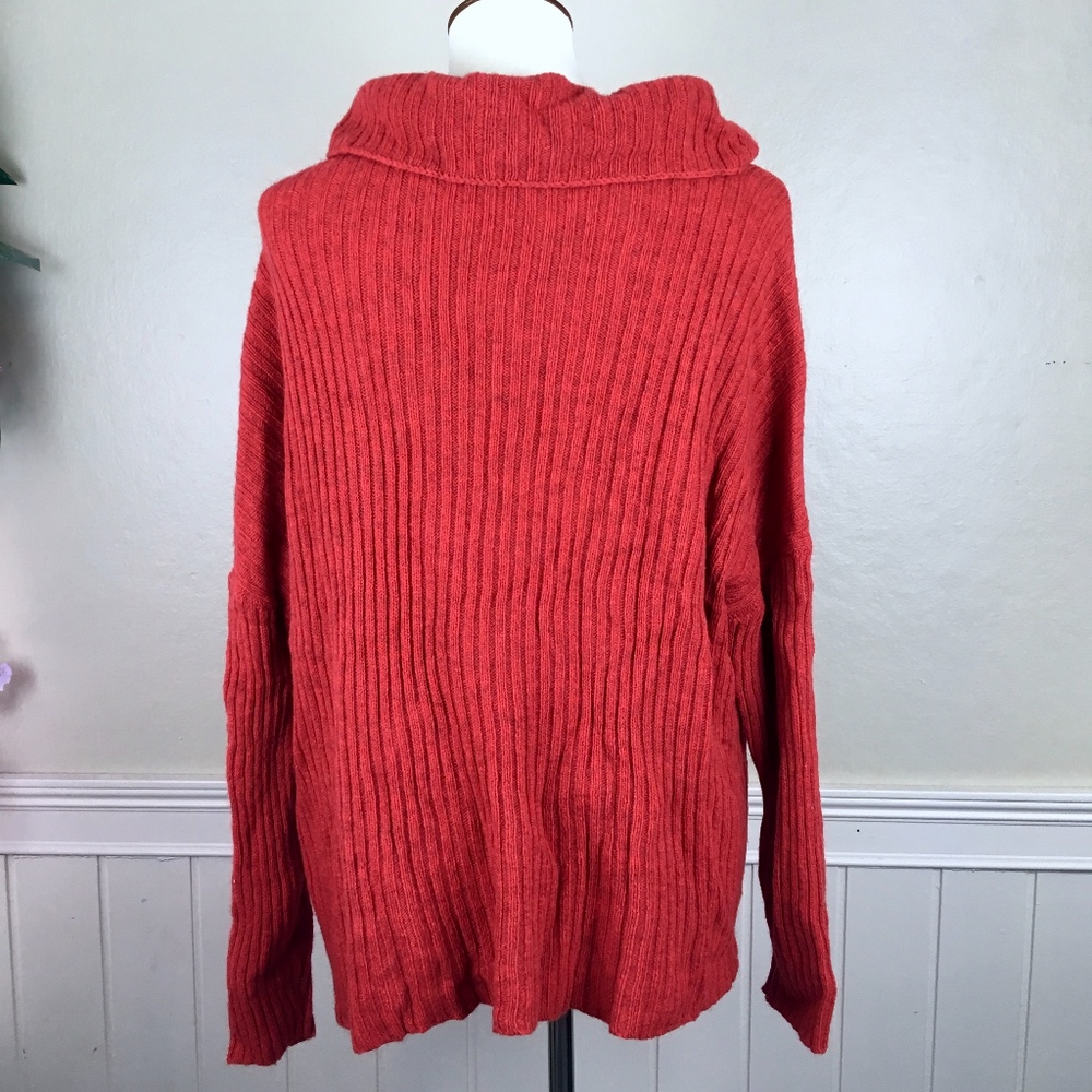 EILEEN FISHER Yak Sweater Red Size Small - Picture 4 of 8